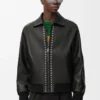 Bomber jacket in nappa lambskin Black Bomber jacket in nappa lambskin Black