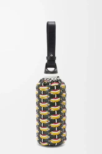 BOTTLE In ALUMINIUM/CALF Green/Multicolor