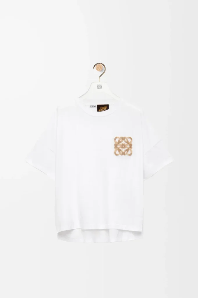 Boxy fit T-shirt in cotton White Boxy fit T-shirt in cotton White