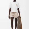 Boxy fit T-shirt in cotton White Boxy fit T-shirt in cotton White