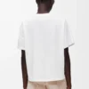 Boxy fit T-shirt in cotton White Boxy fit T-shirt in cotton White