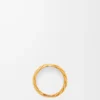 Braided ring in sterling silver Gold