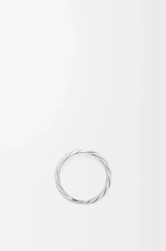 Braided ring in sterling silver Silver