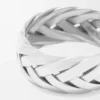 Braided ring in sterling silver Silver