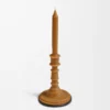 Bronze beeswax candleholder Amber Bronze beeswax candleholder Amber