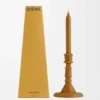 Bronze beeswax candleholder Amber Bronze beeswax candleholder Amber