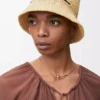 Bucket hat in raffia Natural Bucket hat in raffia Natural
