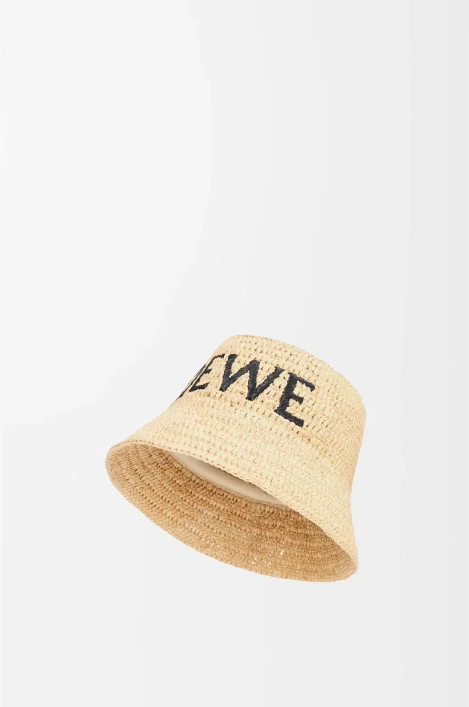 Bucket hat in raffia Natural Bucket hat in raffia Natural