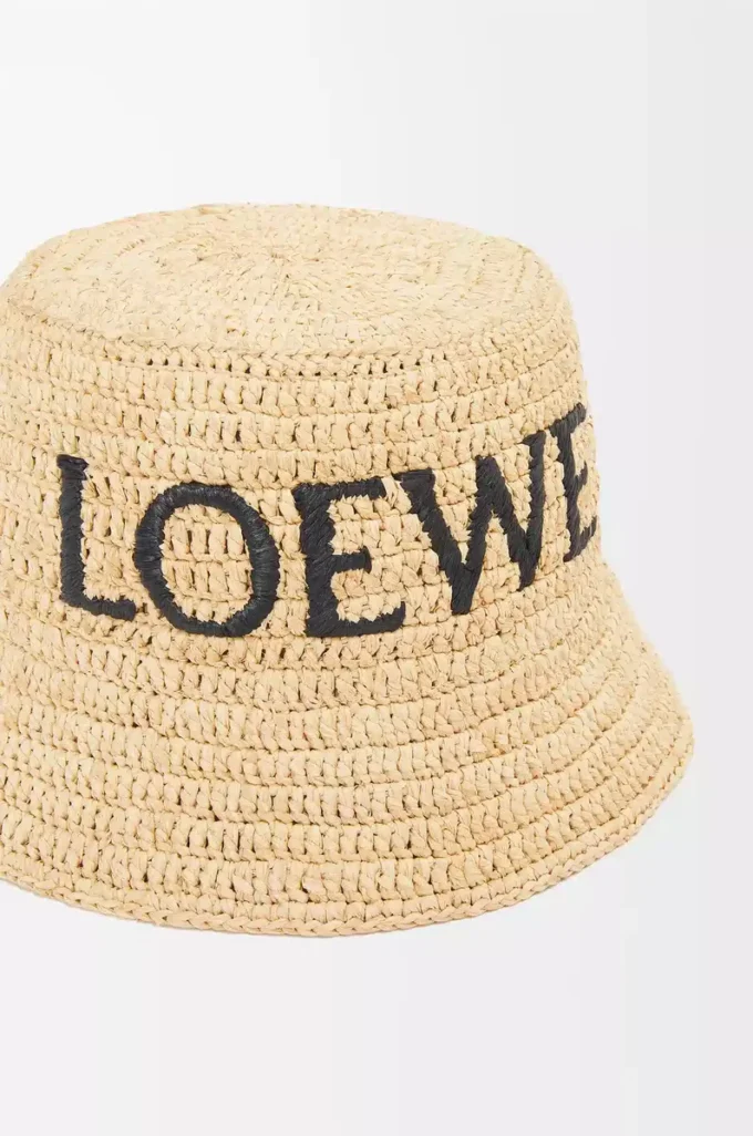 Bucket hat in raffia Natural Bucket hat in raffia Natural