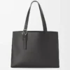 Buckle horizontal tote in classic calfskin Black Buckle horizontal tote in classic calfskin Black