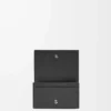 Business cardholder in soft grained calfskin Black Business cardholder in soft grained calfskin Black