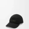 Camp cap in cotton Black Camp cap in cotton Black