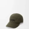 Camp cap in cotton Dark Khaki