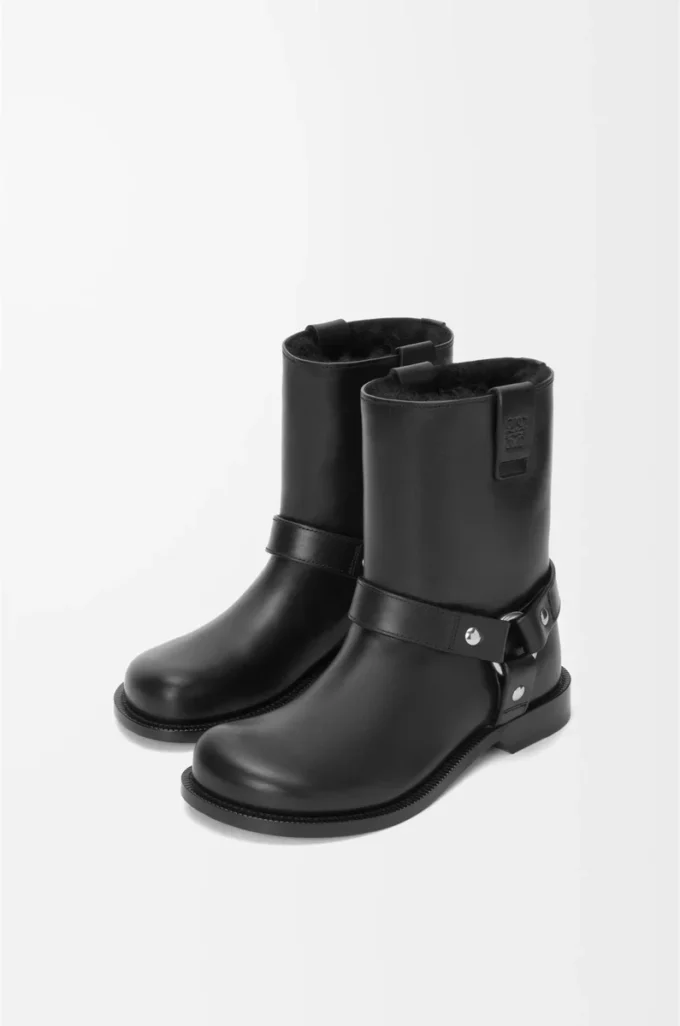 Campo Biker boot in calfskin Black Campo Biker boot in calfskin Black