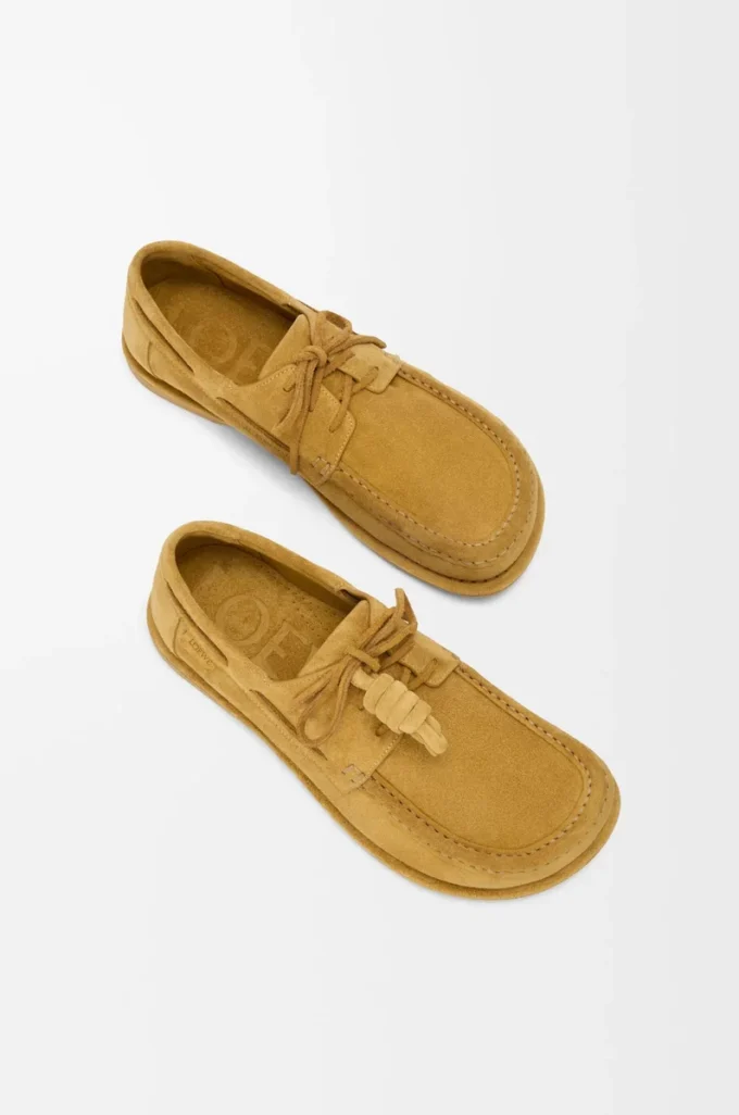 Campo boat shoe in calfskin suede Medium Tabacco Campo boat shoe in calfskin suede Medium Tabacco