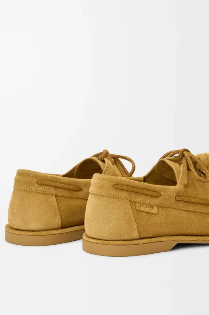 Campo boat shoe in calfskin suede Medium Tabacco Campo boat shoe in calfskin suede Medium Tabacco