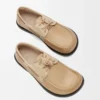 Campo boat shoe in soft calfskin Sand/Cinnamon Campo boat shoe in soft calfskin Sand/Cinnamon