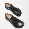 Campo brogue derby in brushed calfskin Black Campo brogue derby in brushed calfskin Black