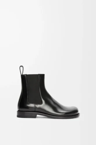 Campo chelsea boot in brushed calfskin Black