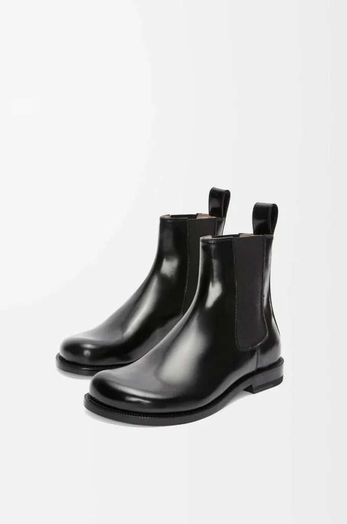 Campo chelsea boot in brushed calfskin Black Campo chelsea boot in brushed calfskin Black