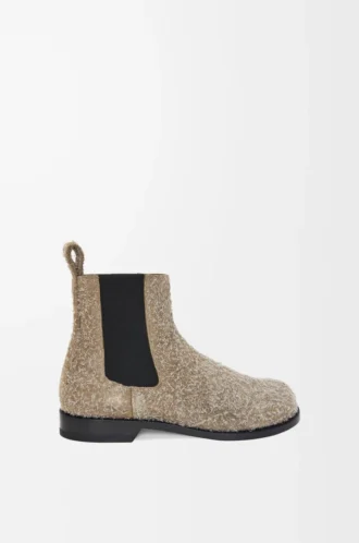 Campo chelsea boot in brushed suede Khaki Green