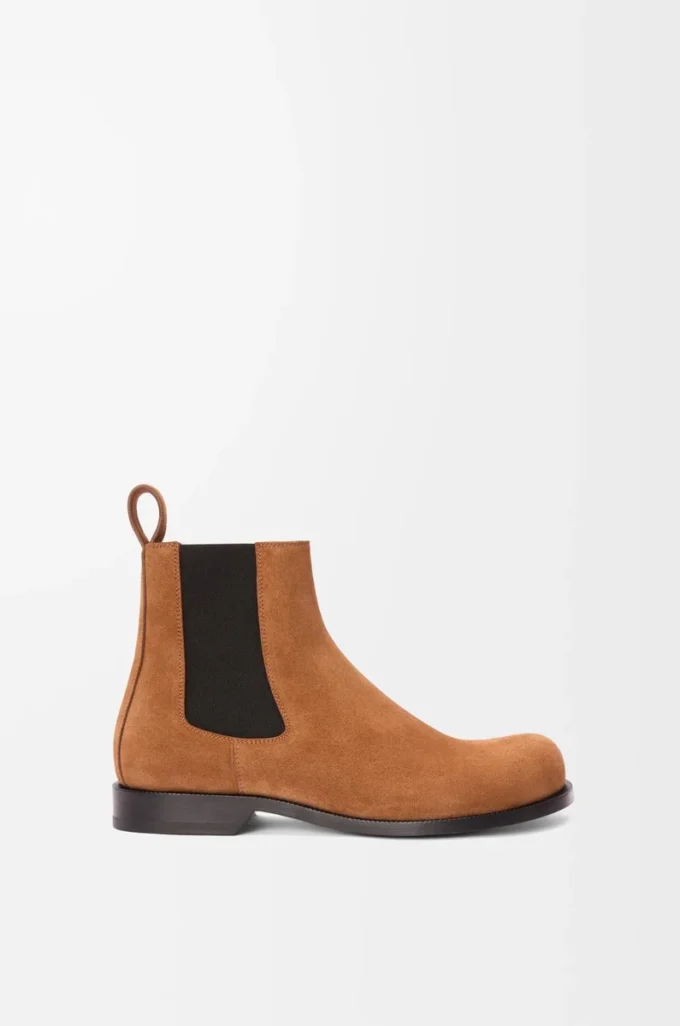 Campo Chelsea boot in calfskin suede Tabacco Campo Chelsea boot in calfskin suede Tabacco
