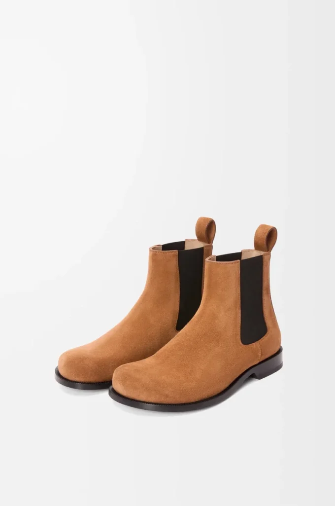 Campo Chelsea boot in calfskin suede Tabacco Campo Chelsea boot in calfskin suede Tabacco