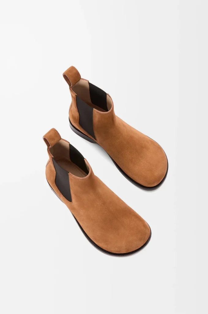 Campo Chelsea boot in calfskin suede Tabacco Campo Chelsea boot in calfskin suede Tabacco