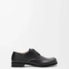Campo derby in cracked calfskin Black/Cream Campo derby in cracked calfskin Black/Cream