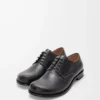 Campo derby in cracked calfskin Black/Cream Campo derby in cracked calfskin Black/Cream