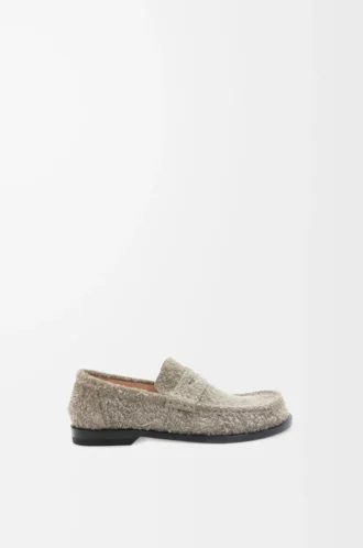 Campo loafer in brushed suede Khaki Green