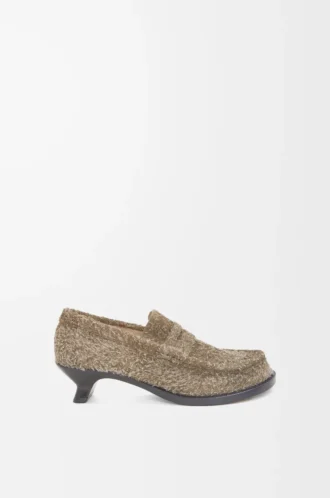 Campo loafer in brushed suede Khaki Green