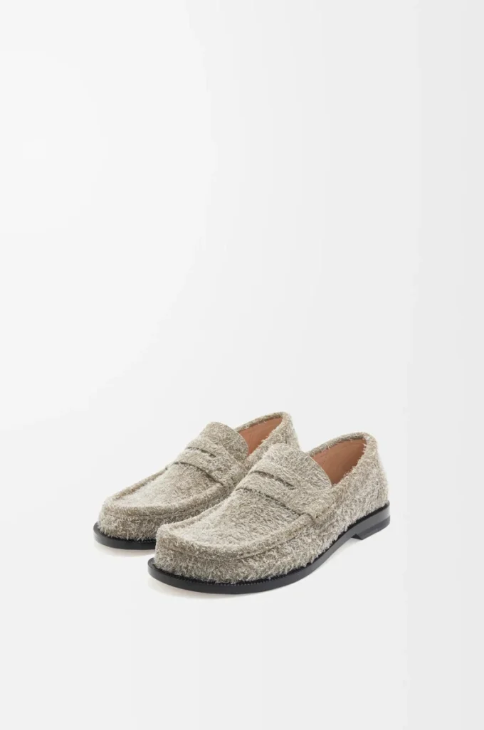 Campo loafer in brushed suede Khaki Green