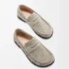 Campo loafer in brushed suede Khaki Green