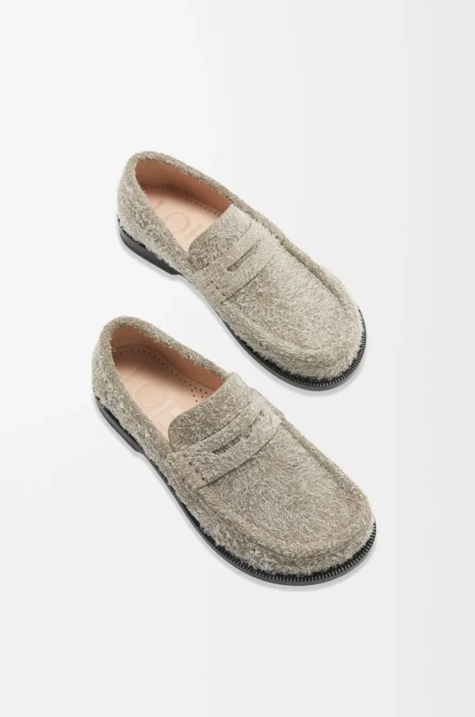 Campo loafer in brushed suede Khaki Green