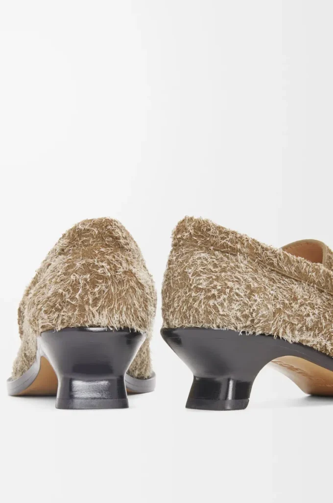 Campo loafer in brushed suede Khaki Green Campo loafer in brushed suede Khaki Green