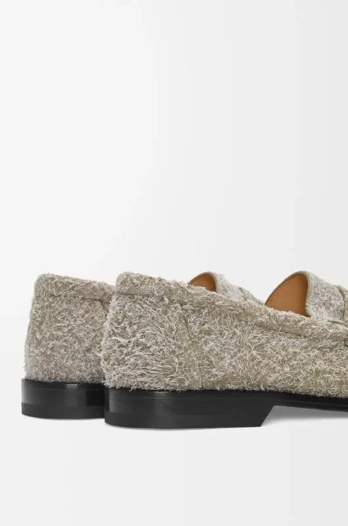 Campo loafer in brushed suede Khaki Green Campo loafer in brushed suede Khaki Green