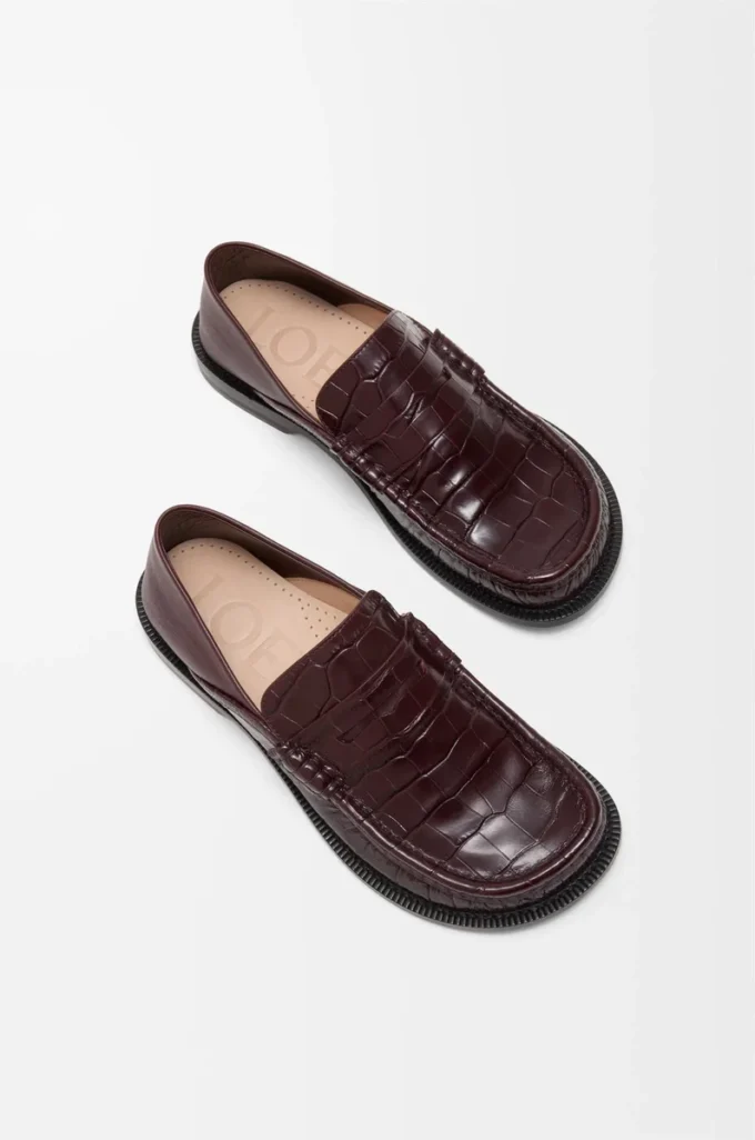 Campo loafer in calfskin Burgundy Campo loafer in calfskin Burgundy
