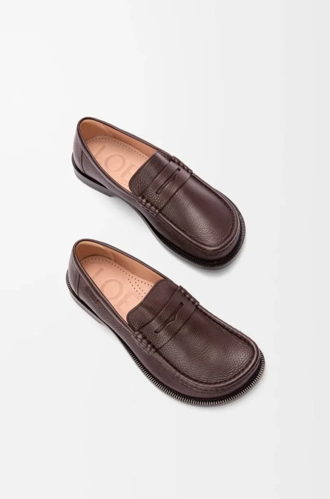 Campo loafer in deerskin Oxblood Campo loafer in deerskin Oxblood