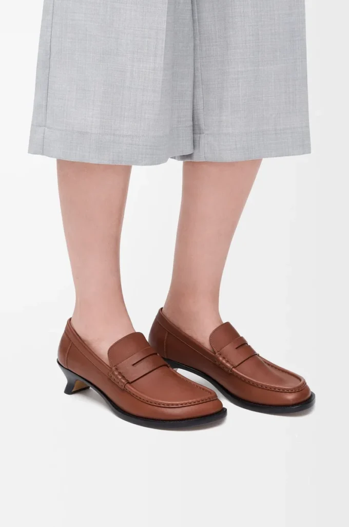 Campo loafer in soft calfskin Rust