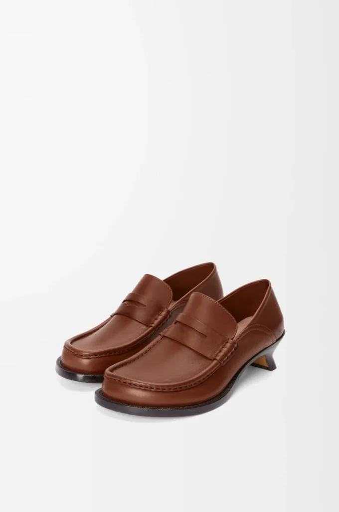 Campo loafer in soft calfskin Rust