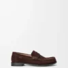 Campo loafer in suede calfskin Dark Brown Campo loafer in suede calfskin Dark Brown
