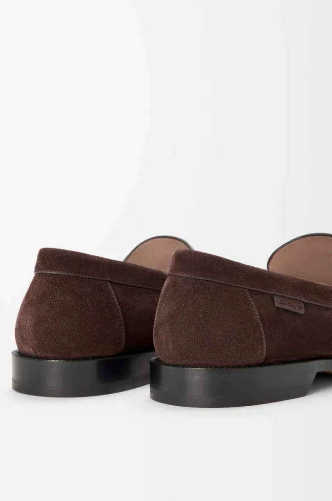 Campo loafer in suede calfskin Dark Brown Campo loafer in suede calfskin Dark Brown