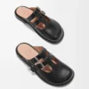 Campo Mary Jane mule in calfskin Black Campo Mary Jane mule in calfskin Black
