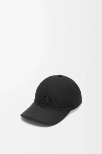 Cap in canvas Black