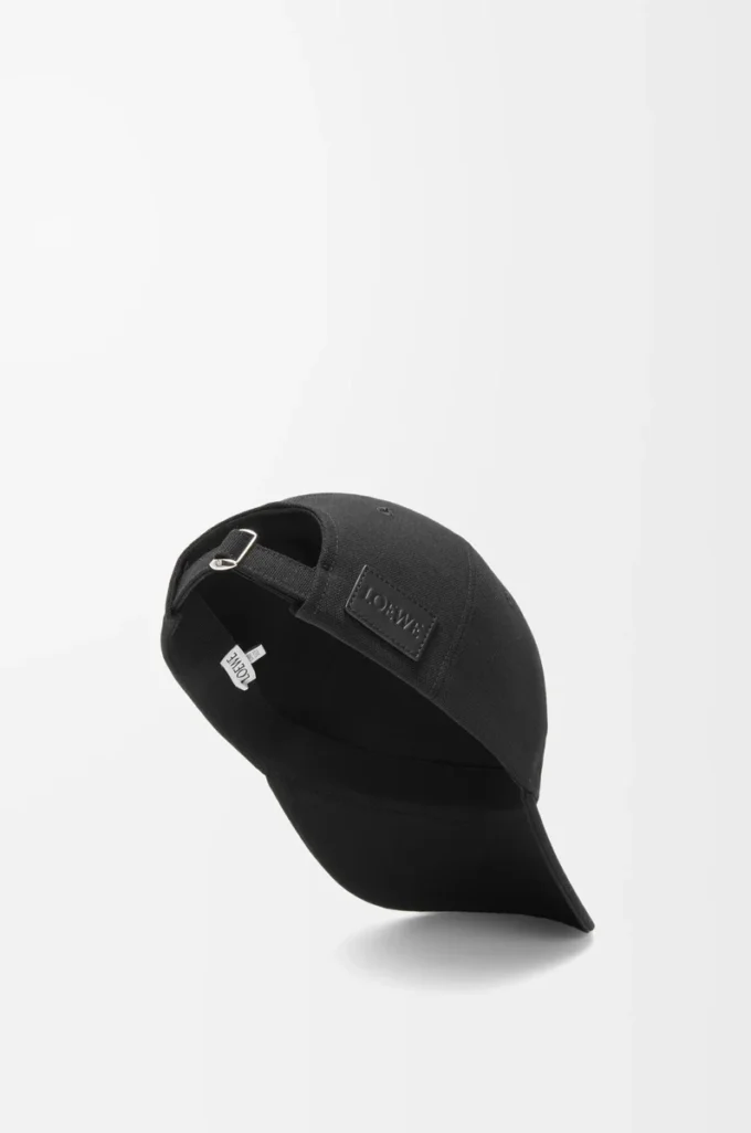 Cap in canvas Black Cap in canvas Black