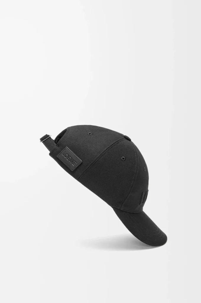 Cap in canvas Black Cap in canvas Black