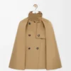 Cape jacket in cotton Beige Cape jacket in cotton Beige