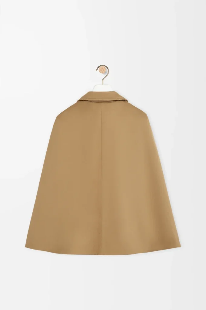 Cape jacket in cotton Beige Cape jacket in cotton Beige