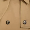 Cape jacket in cotton Beige Cape jacket in cotton Beige